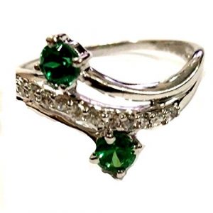 Emerald/Panna Green Stone Ring