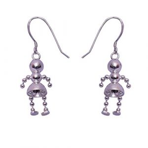 Beaded Girl Dangle Drop Earring