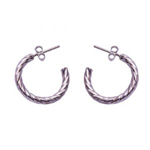 Twisted Hoop Earring For Girls