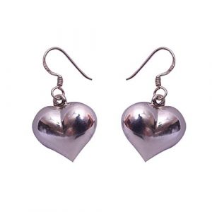 Heart Puff Drop Earring For Girls and Women