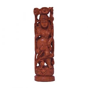 Radha Statue - Pure Sandalwood
