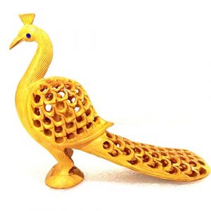 Undercut Peacock Long Tail - Wooden