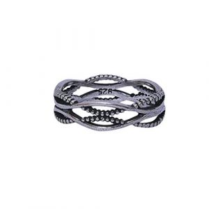 Curved Filigree Ring For Boys