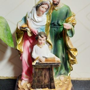 Holy Family Statue Christian Religious Trinity God Figurines Jesus Mary Joseph Sculptures