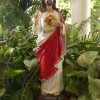 sacred heart jesus statues for decor big size showpiece