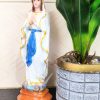 8 inch statue of mary for decor showpiece polyresin lourdes statue