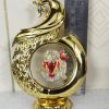 METAL PEACOCK WITH GANESH EMBOSSED