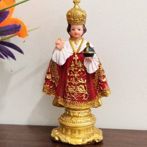 Breeze Handicrafts Imported Poly Marble Christian Religious Infant Jesus Statue for Home Decor Showpiece Child Jesus Idols Spiritual Decor Figurines Baby Jesus