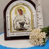 Wooden Photo frame with Mary art