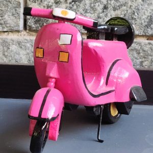 Wooden Toy Scooter Kids Room Decor Desk Decor Showpiece Birthday Gift