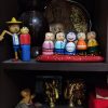 cute wooden dolls