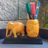 Wooden pen holder