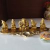 Beautiful Ganesha statue with musical instruments