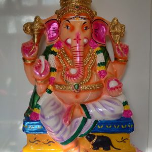 Paper Mache Golu Doll Showpiece Handmade Decor Ganesha Statue for Bommalu Kolavu Ganesh Murti Big Size ganpati moorti Ganesha Idol