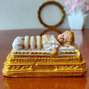Breeze Handicrafts Catholic Christian Gifts Imported Poly Resin Statues for Home Decor Showpiece Idols for Table Multicolor [1] (Maria Bambina)