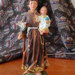 Breeze Handicrafts Catholic Christian Gifts Imported Poly Resin Statues for Home Decor Showpiece Idols for Table Multicolor [1] (Child Jesus)