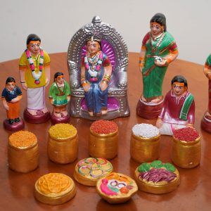 VALAIKAPPAU Set for bommala koluvu NAVARATHRI Seemantham Set Baby Shower Set Cheemantham