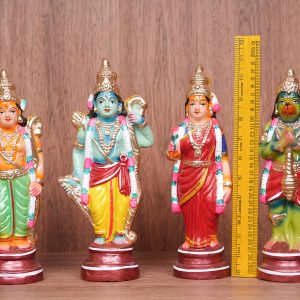 Rama sita lakshmana and Hanuman statue set ramar set big size for navarathiri ram darbar set