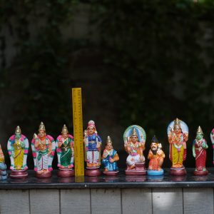 Paper Mache Golu Doll Arupadai veedu Muruga Set Kartikeya Statue for Bommalu Koluvu Bommai and Showpiece Idol Navratri Gift