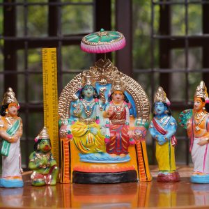 Paper Mache GOLU Doll Ramar pattabishekam Set