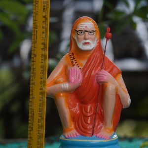 Paper Mache Kanchi Mahaperiyava Statue for golu padi Navaratri golu Dolls showpiece for Dasara and promotional use