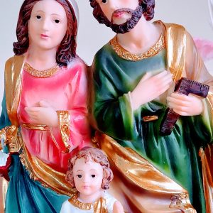 Resin Statue of Holy Family Statue Christian Showpiece Gift Jesus Murti Mother Mary Idol Joseph Statue
