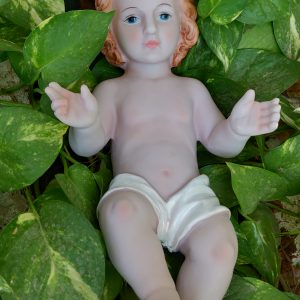 Baby Jesus Statue for Christmas Decor Cribset Nativity of Jesus Idol for Christmas Gift