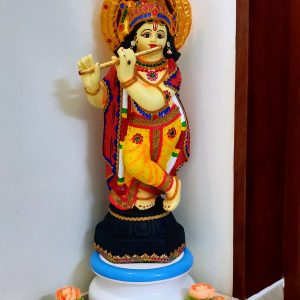 Fiber Statue Krishna Idol Shri Krishna Murti for Home Decor Religious Showpiece (65 cm Krishna)